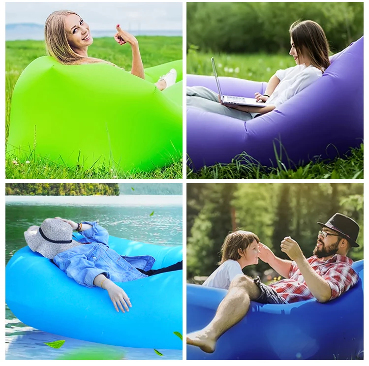Suntour Inflatable Air Bean Bag Beach Sofa Bed With Carry Bag For Outdoor Camping Buy Beach