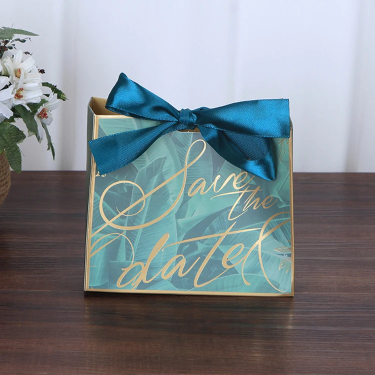 Wholesale Custom Brand Luxury Satin Bow Tie Small Packaging Gift Paper