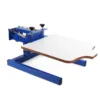 1 Color Silk Screen Printing Machine 1 Station Screen Printing Machine Press Double Spring T-shirt Pre