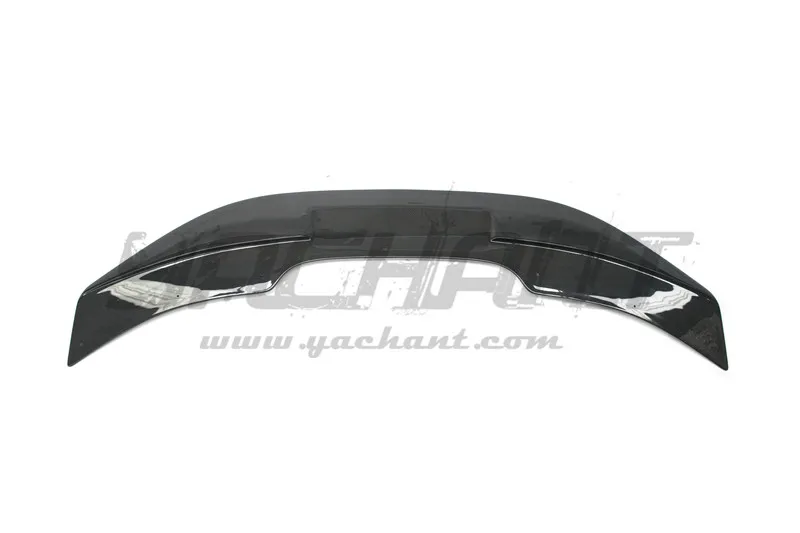 Trade Assurance Plain Weave Dry Carbon Fiber Rear Wing Fit For 2015-2019 F488 GTB VRS Style Trunk Decklid Spoiler Wing