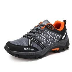 summer mesh breathable light antiskid climbing hiking men sport sneakers waterproof outdoor sport shoes