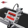 Automatic numbering batch number coding machine installed with conveyor belt for inkjet printer