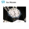 High quality PC clock face luxury wall clock big railway station clocks bus station