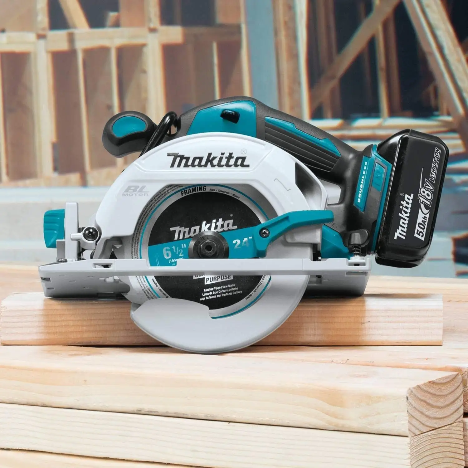 Makita Electric Circular Saw Dhs680 Brushless Rechargeable 18v Lithium
