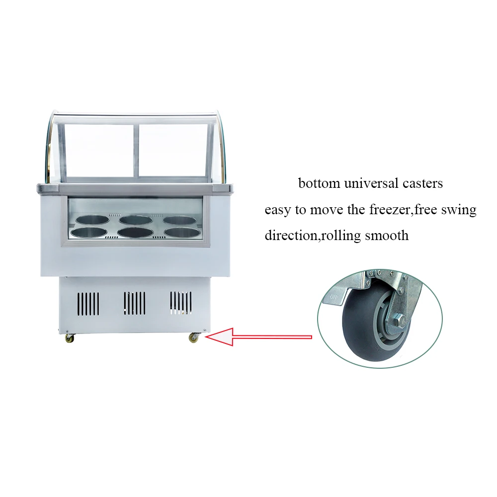 Best Price Small Ice Cream Freezer With Good Quality And Low Energy