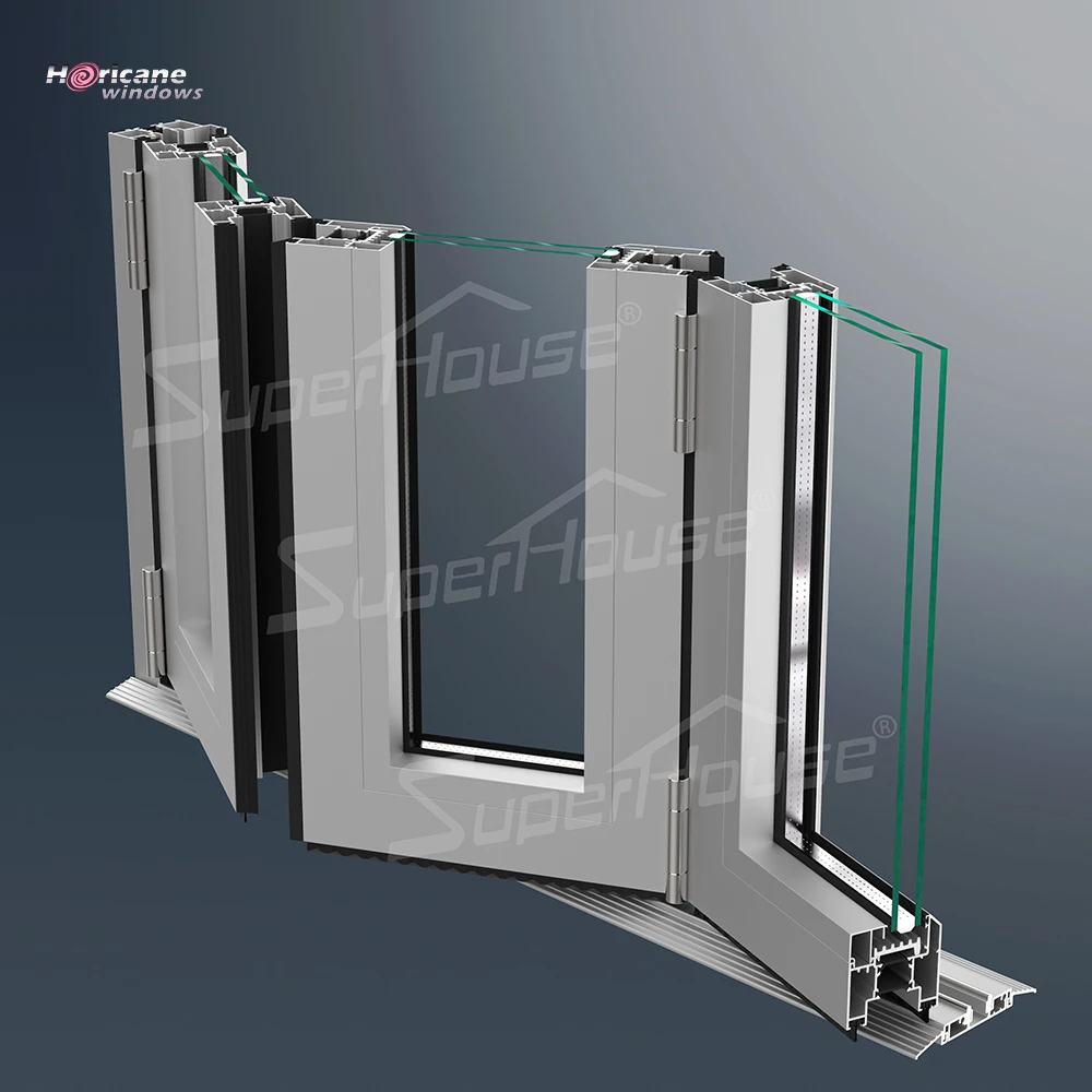 3 Panel Aluminium Foldig Door