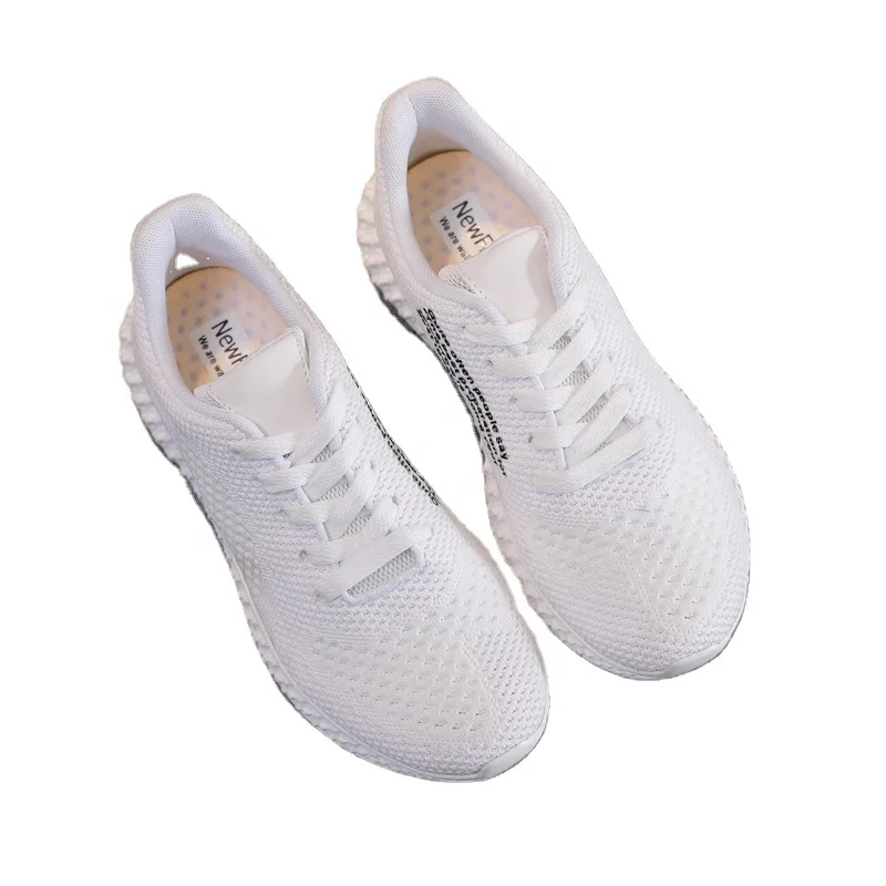 
xx6077W breathable fashion fly weaving upper casual women sneaker sport shoe for ladies running sneaker couple shoes 