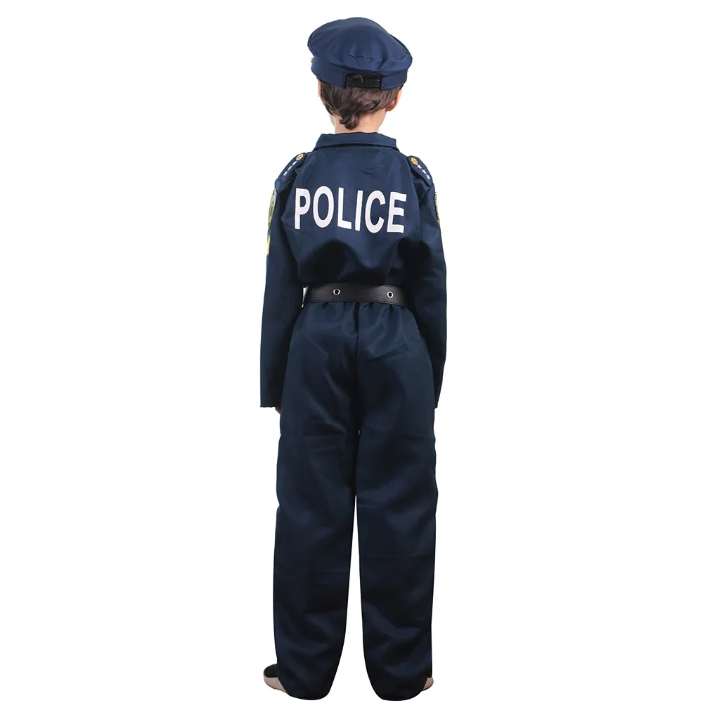 Police Cosplay Role Playing Outfit Suit Children's Game Show Halloween ...