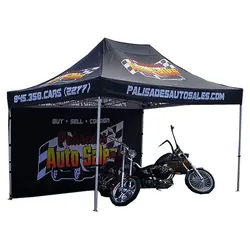 Sports Event Motorbike Shelter 10x15 Pop-up Trade Show Tent Displays