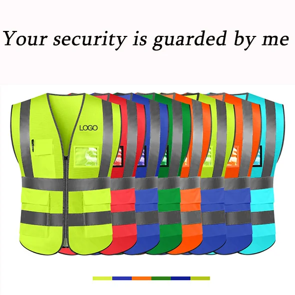 class 2 high visibility reflective trucker vest