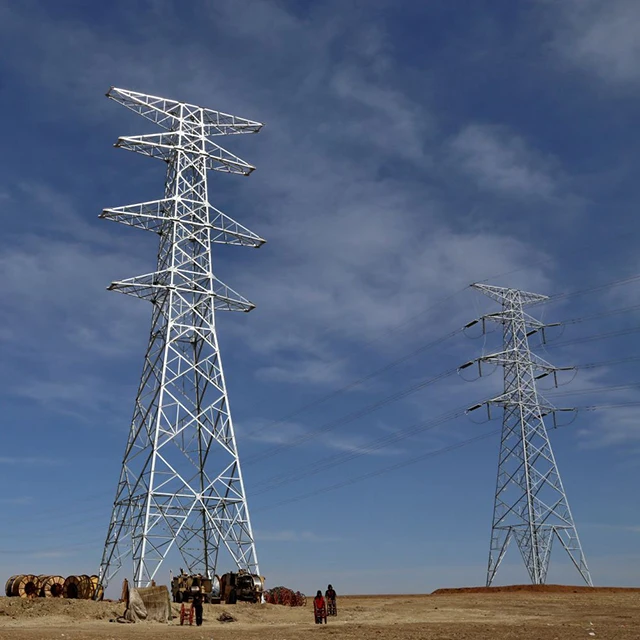 4 条腿 330kv 天使钢电力塔格子输电线塔 - buy 输电塔,330kv 输电线