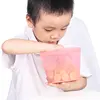 Kean Machine Making Printable Clear Reusable Collapsible Silicone Food Storage Bags 4 Pack