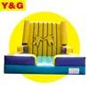 Yellow pvc stick wall Inflatable Sports Games, interactive inflatables