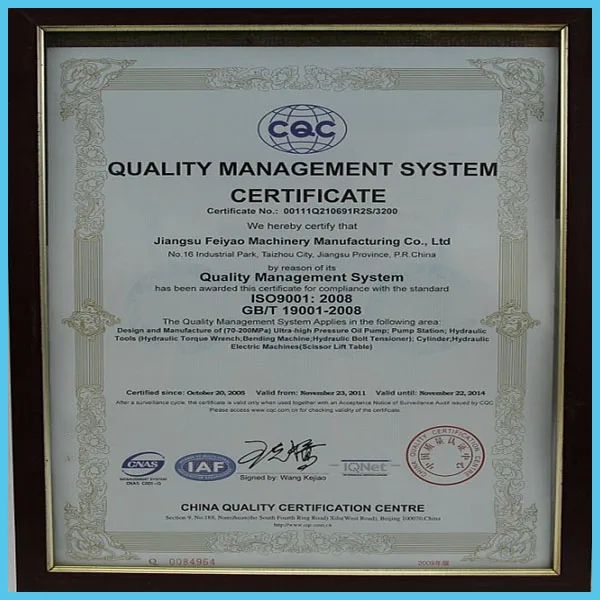 hydraulic hexagon wrench