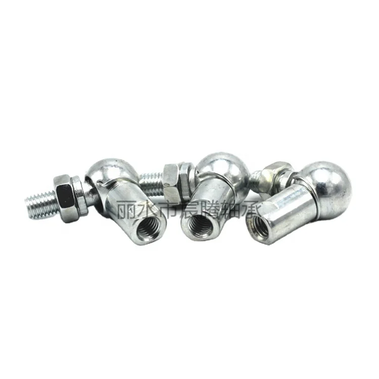 White Zinc Plated Cs8cs19 Series 45 Steel Ball And Socket Joint End