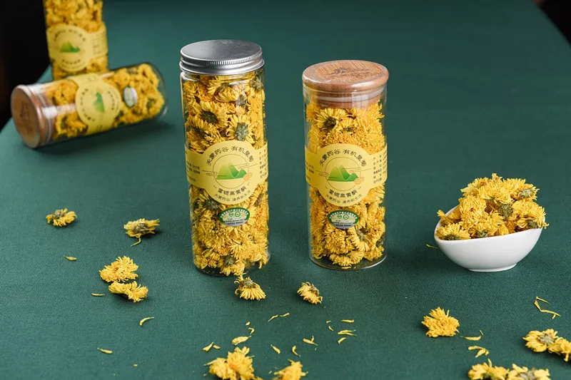 Standard Natural Yellow Chrysanthemum Tea Organic Dried Flower Tea - 4uTea | 4uTea.com