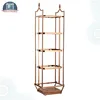 /product-detail/bright-luster-metal-garment-clothing-display-rack-floor-to-ceiling-garment-rack-with-shelf-62249717025.html