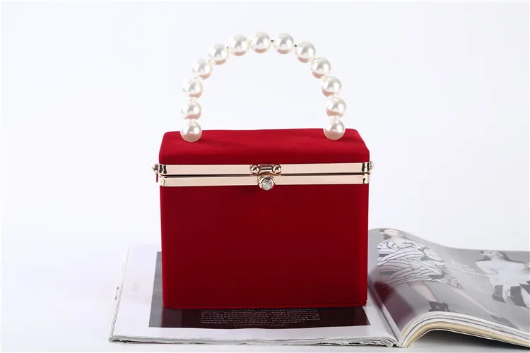 Velvet Box Bag