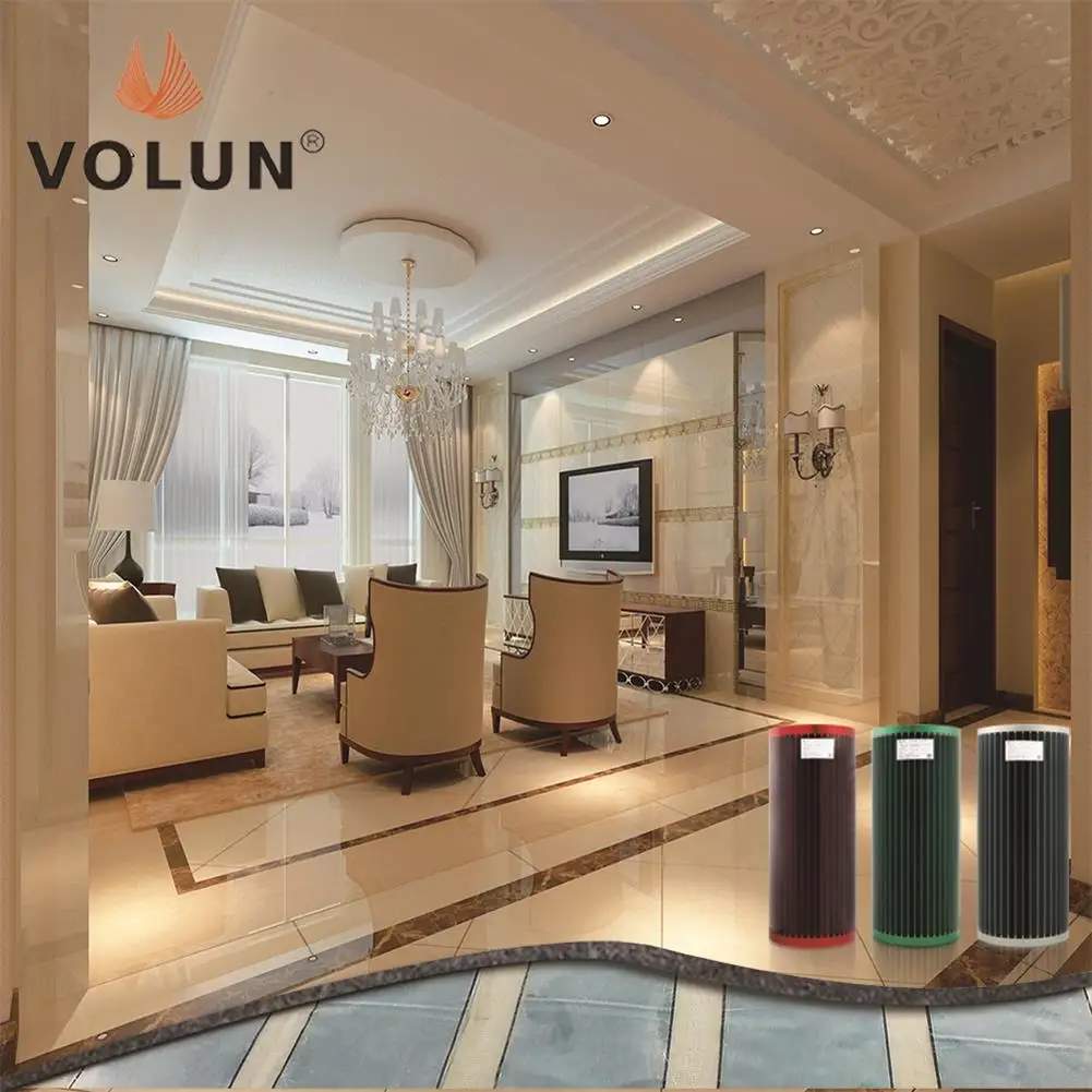 Infrared Radiant Floor Heating Under Ceramic Tile Carpet And Laminate