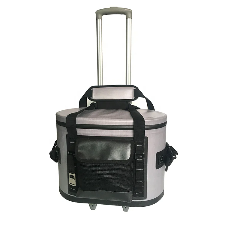Insulated Trolley Cooler Bag With Removable Liner & Wheels Buy