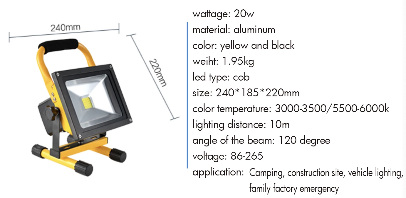 portable led floodlight rechargeable floodlight led flood lamp flood lights Best with price portable led floodlight rechargeable floodlight led flood lamp flood lights Best with price