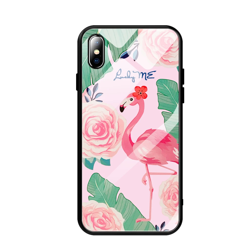 New Fashion Painted Pattern Phone Case Original Tempered Glass Mobile Phone Cases Cover For