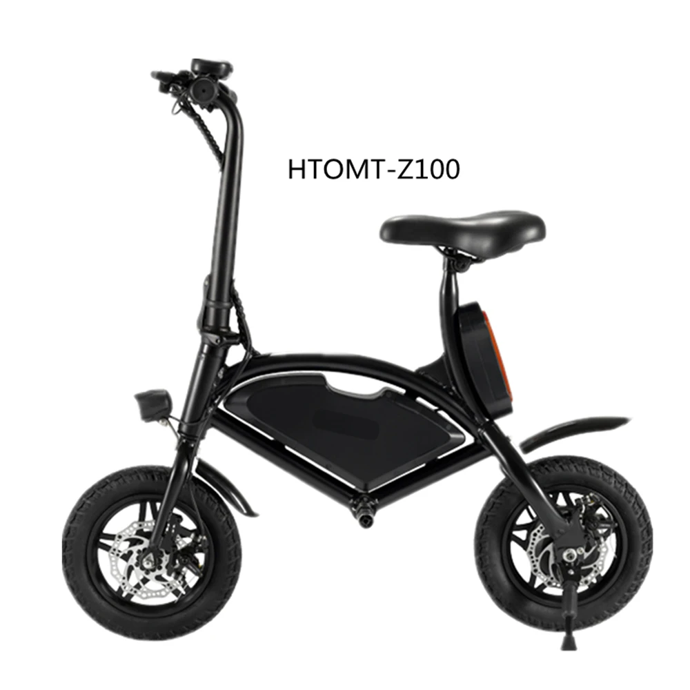 HTOMT 12 polegadas bicicleta, bicicleta elétrica portátil/dobrável e mini-moto