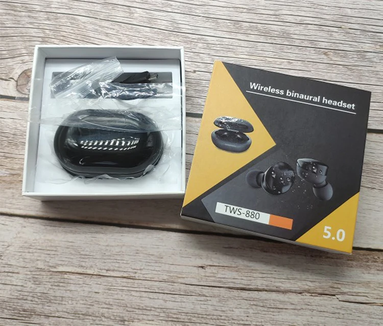 Wholesale IPX6 Waterproof TWS-880 Sport Mini True Wireless Earbuds Handsfree In-Ear Bluetooth Earphone - ANKUX.COM