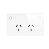Smart Touch Double Power Point Socket Wall Mounted Power Outlet