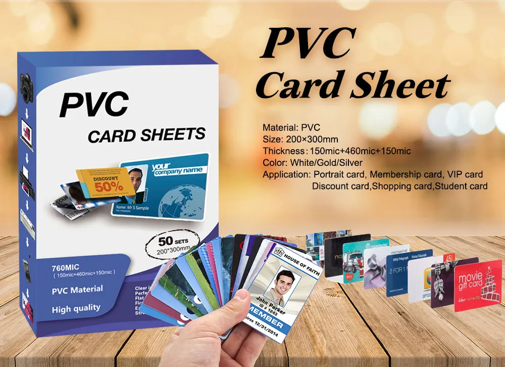 Inkjet Pvc Sheet For Id Card