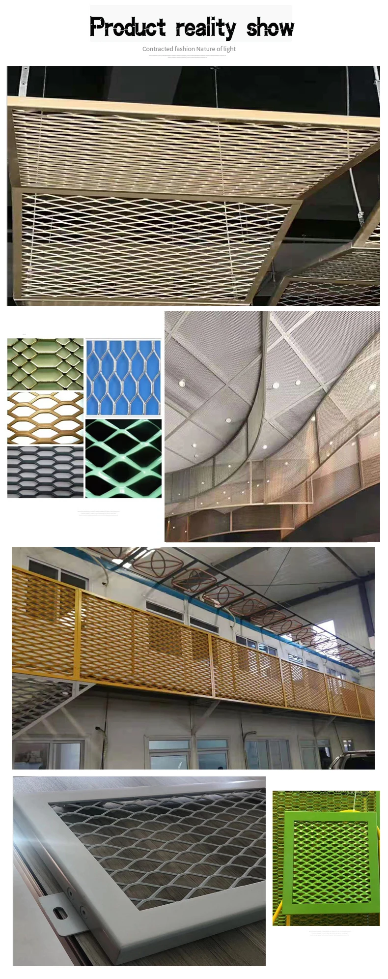 High Quality Wholesale Custom Cheap aluminum decoration architecture wire mesh Canada