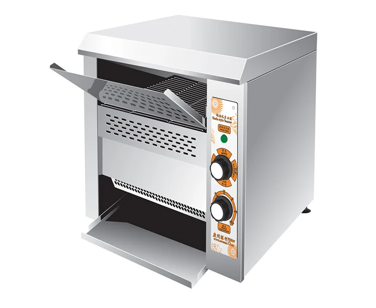 商用电动输送机烤面包机链式烤面包机