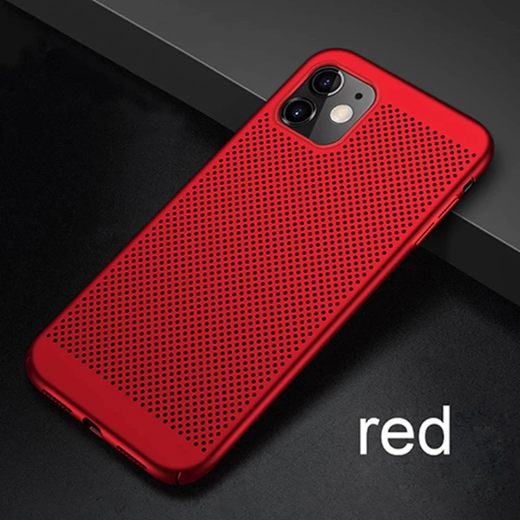 OTAO Heat Dissipation Telefon Phone Case For iPhone 11 Pro Max X XS XR 7 8 6s Plus Ultra Thin PC Matte Mobile Phone Shell Cover
