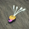 Halloween felt candy bag basket 4 head multi charging usb cable phone charger cable magnetic USB cable