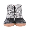 Waterproof Snakeskin Leopard Print Duck Hunting Boots