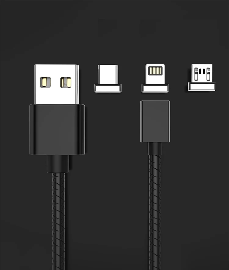 SIPU Fast Charger 3 In 1 Magnetic Charging Usb Cable - ANKUX.COM