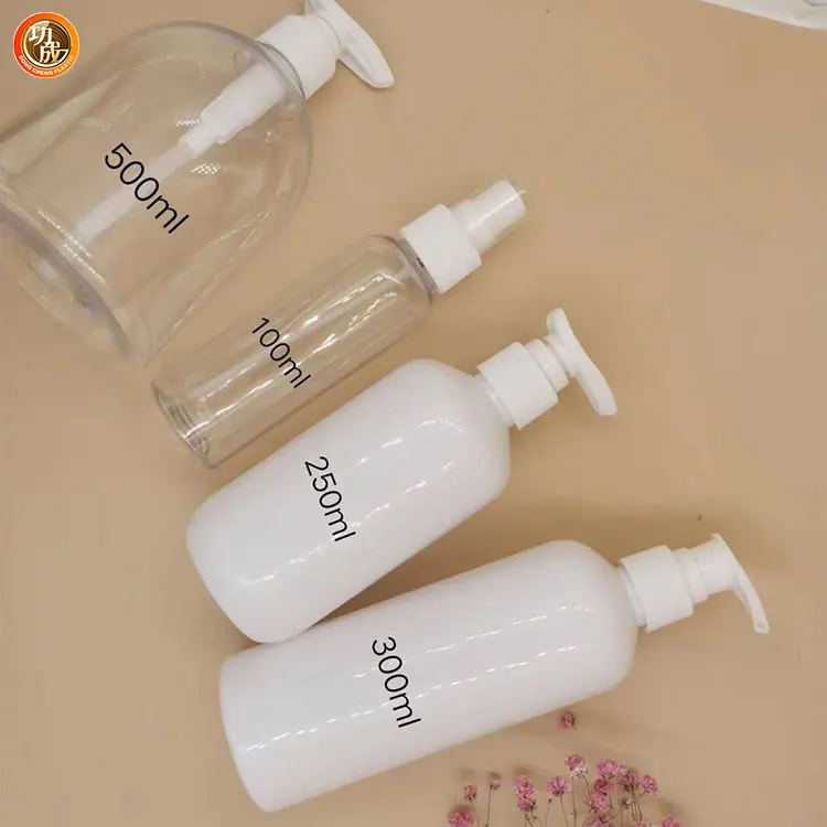 Cheap 100ml 250ml 300ml 500ml Empty Pet Plastic Hand Wash Bottle For