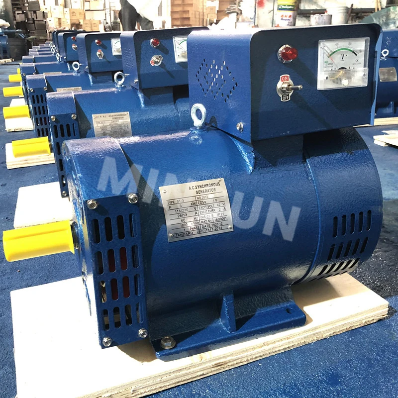 St3 Single Phase Brush Generator Without The Engine Alternator 230v