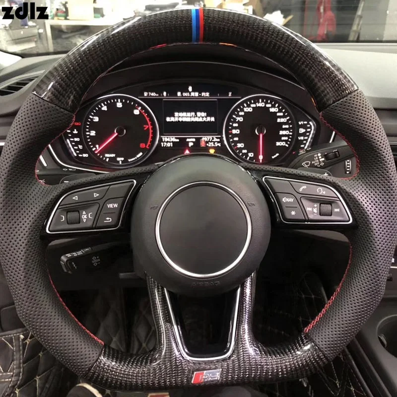 Steering Wheel For Audi A3 A4 A5 A6 A7 A8 S3 S4 S5 S6 S7 S8 Q3 Q5 Q7 Q8 ...