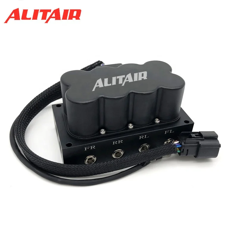 12v Air Ride Suspension Manifold Lowrider Vu4 Valve Block For Car Truck