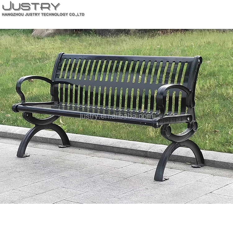 Outdoor Benches Decorations Garden Casting Iron Metal Antique Vintage