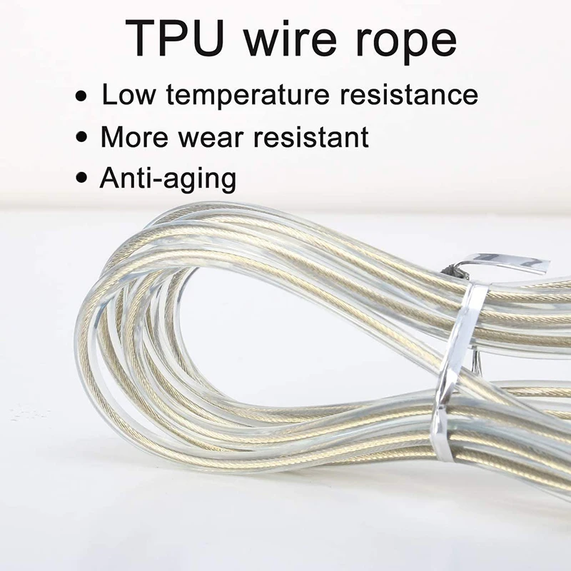 Professional Adjustable Skip Rope Steel Wire Jump Rope With Carrying