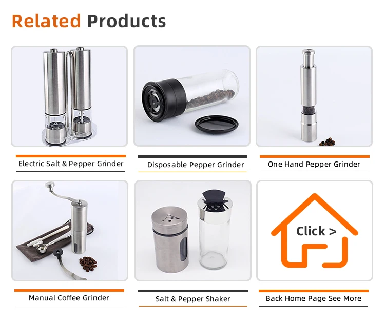 Commercial Kitchen Gadgets Plastic Grinder Black Pepper,High Quality