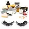 3D faux mink silk eyelashes private label custom eyelash packaging,wholesale 3d silk strips eyelashes