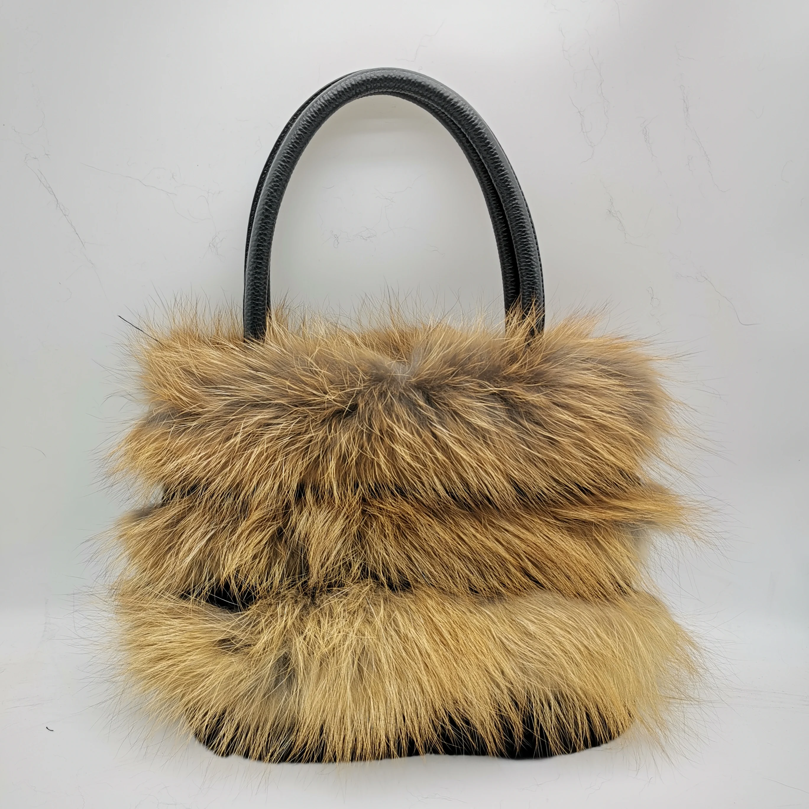 mink fur handbolsas