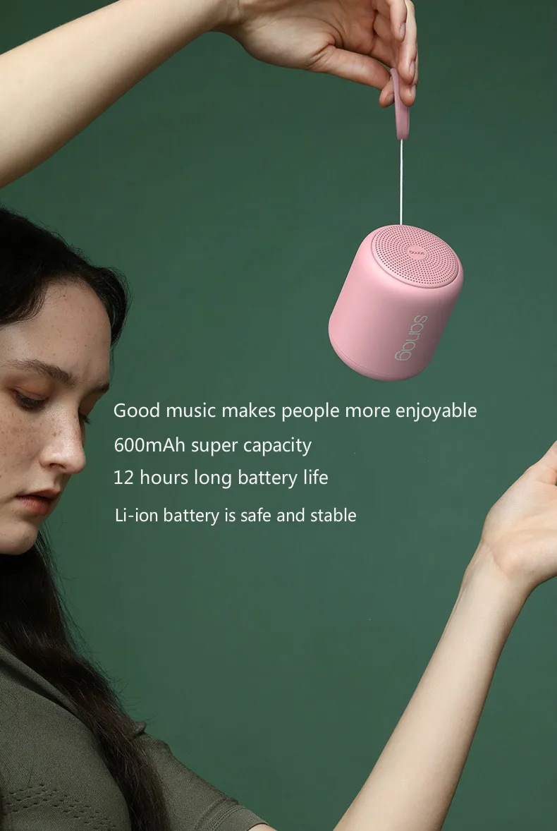 Small Steel Cannon Bluetooth Speaker Outdoor Waterproof Mini Subwoofer Sports Small Speaker - ANKUX.COM