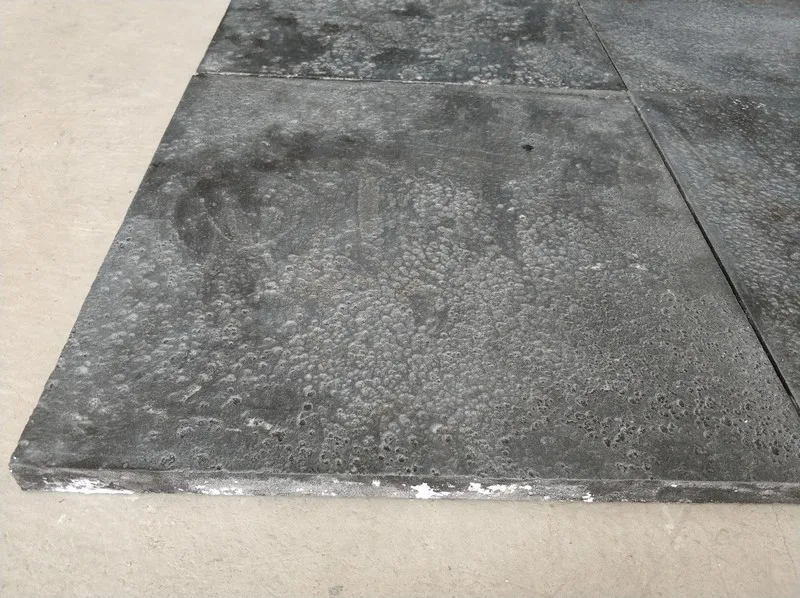 Mountain Black Limestone Swimming Pool Deck Tile Flooring Paver