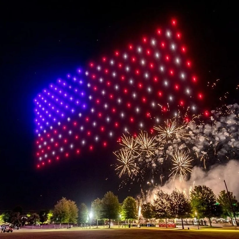 Mini Swarm Drone Show Light System Kit 100 500 Drones For Light Show