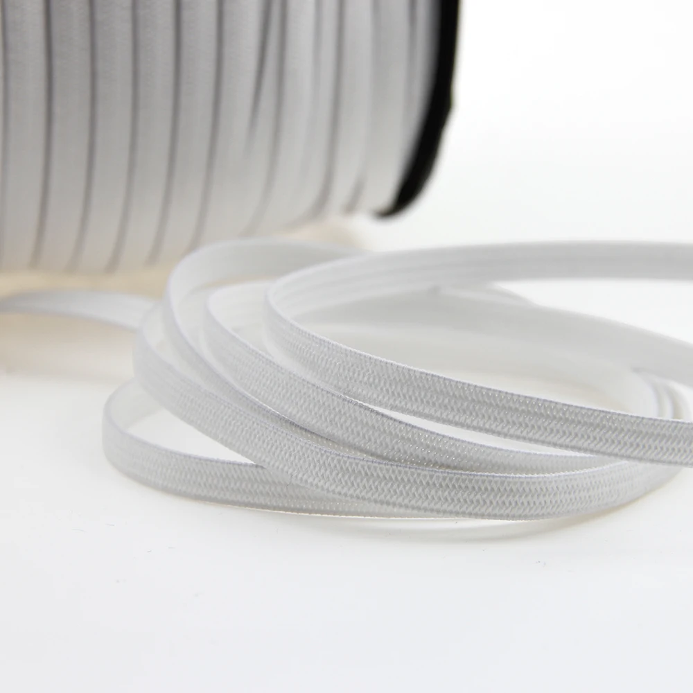 6mm Knitting Elastic Tape In Packing Of Bobbin - Buy Elastic Straps For Masque Facial,6mm 1/4 ...