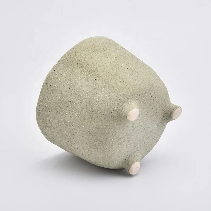 Empty matte tealight candle holder for table